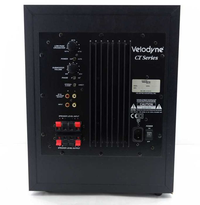 Ламповый усилитель, колонки «Sanyo», сабвуфер «Velodyne CHT—8», DVD