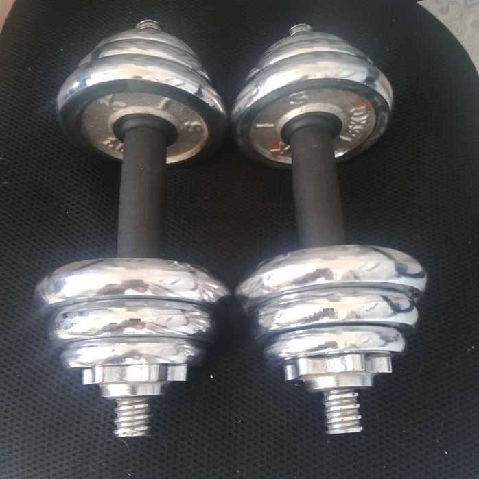 Железные гантели