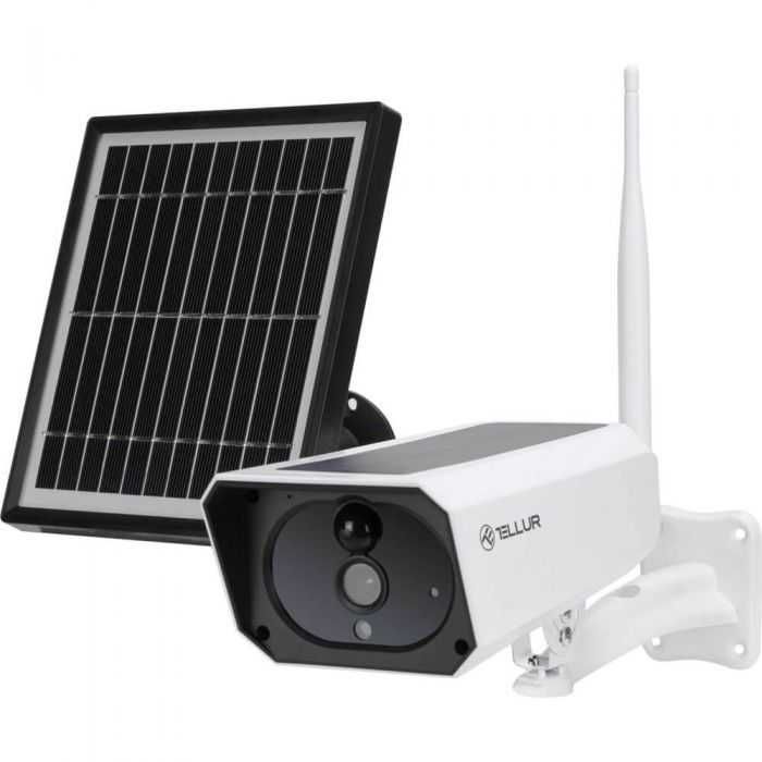 Camera solara WiFi Tellur TLL331231, card, baterii noi, garantie emag