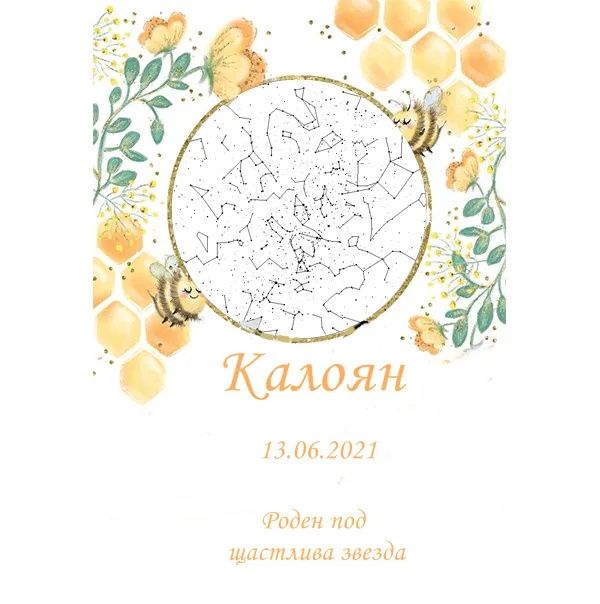 Звездни карти с рамка