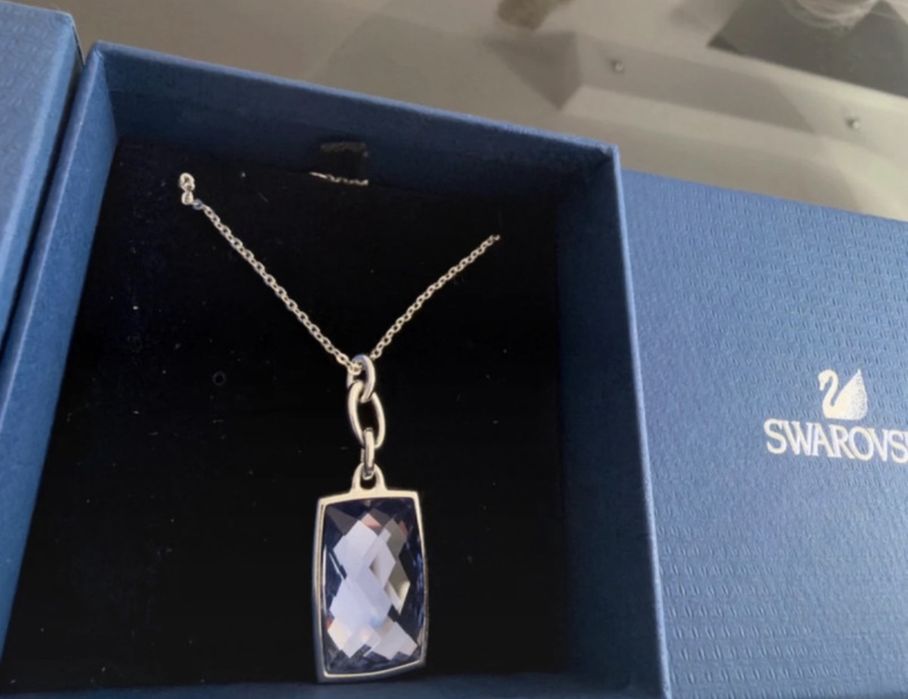 Lantisor Swarovski  Tanzanite Cristal