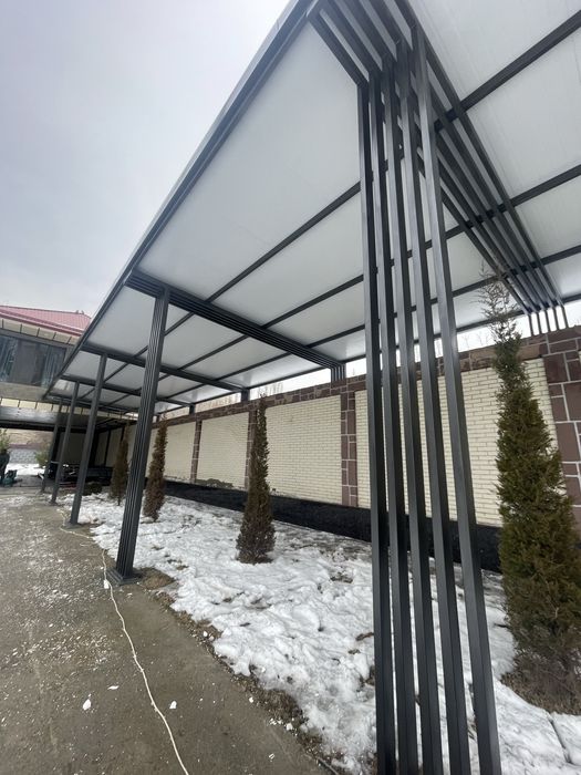 Навес сендвичпанелдан 2026 тренд фасон