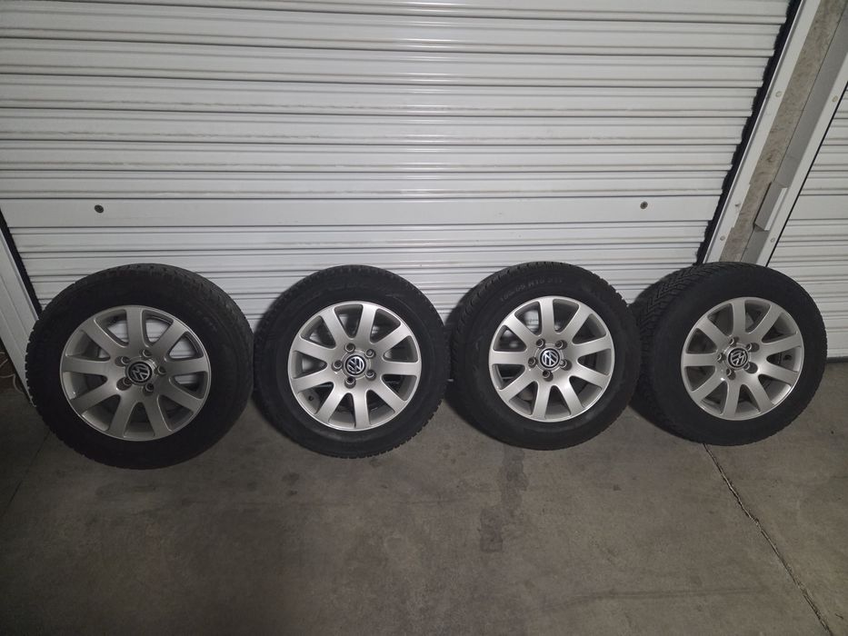 Джанти 15" 5x112 7J ET37 със зимни гуми 195/65R15 | VW AUDI SEAT SKODA