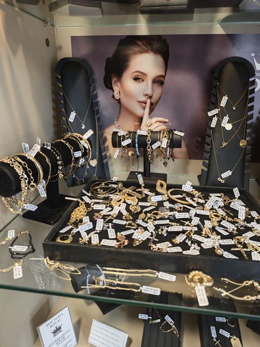 Bijuteria ROYAL: Bratara Lant  Inel Cercei  Aur 14K  dama barbat 585 14 k 419 lei/gr