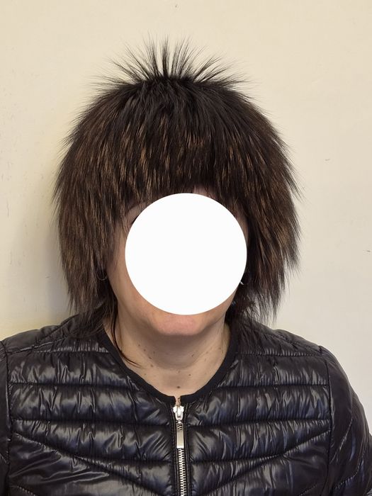 Vand caciula blana naturala