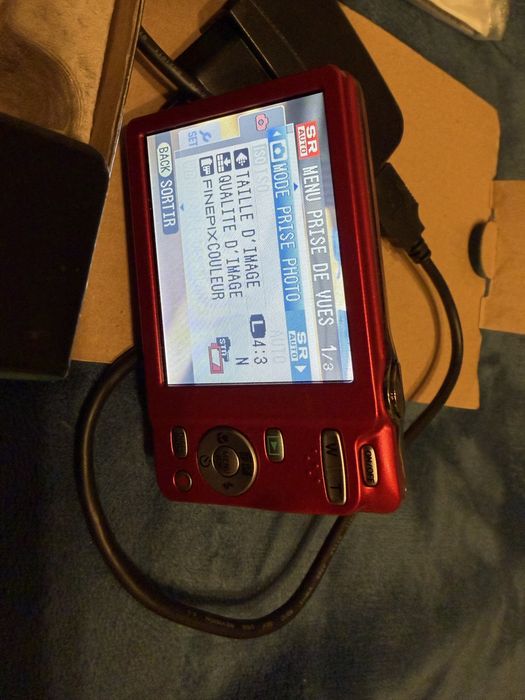 Aparat foto digital Fujifilm FinePix JX580, 16MP, Rosu