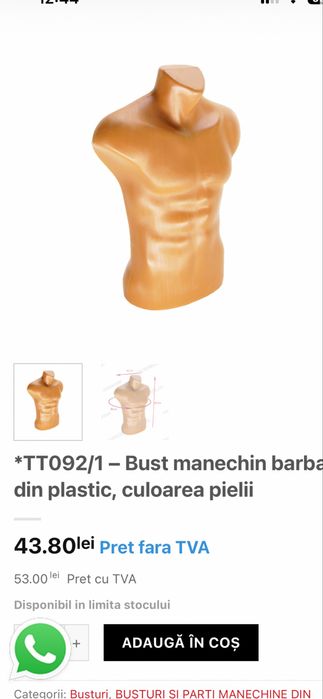 Vand manechine , busturi dama bărbat si copil