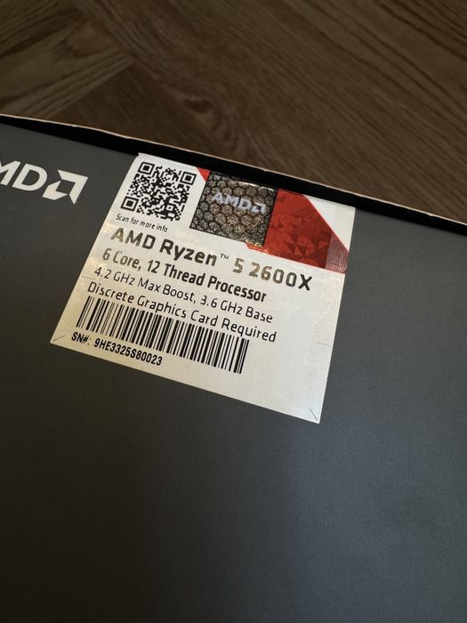 Продам процессор AMD Ryzen 2600x, am4, box