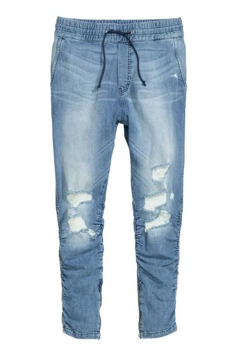 H&M HM Slim Low Jogger джогър FOG Fear of God набрани с цип на крачола