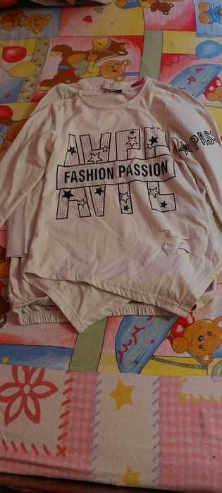 2 bluze 134/140 bumbac