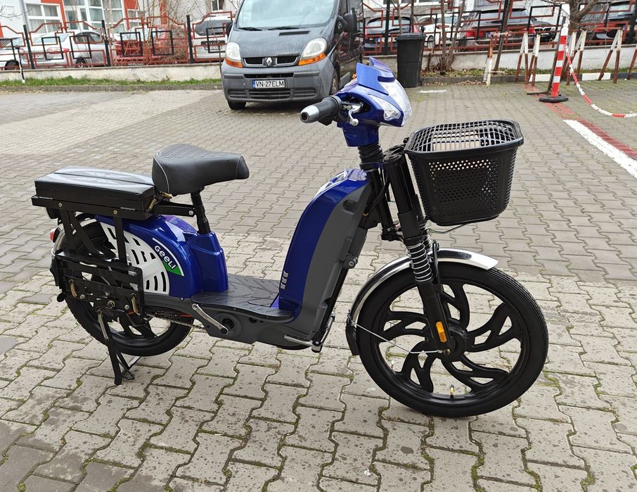 Bicicleta Electrica Deluxe KM5-60V 25km/h, NOU 2024 ! 500W Fara permis