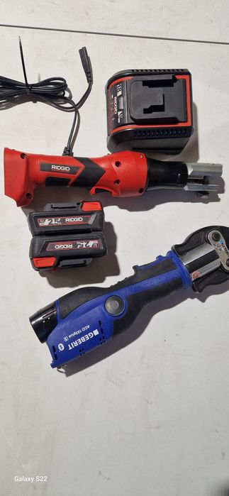 Geberit ,Ridgid presa pentru sertizari