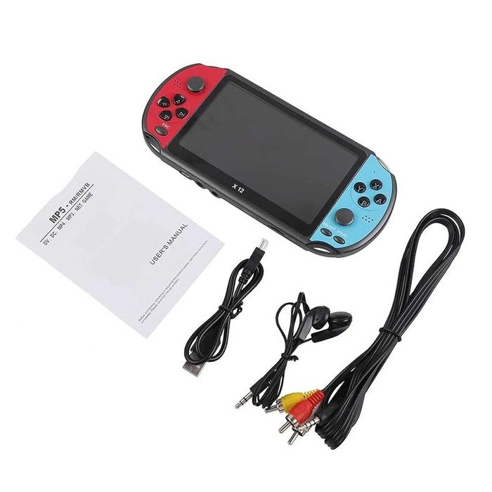 Преносима игрова конзола X12 / 5.1 инча, 10000+ вградени игри