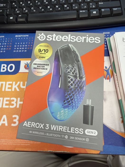 Stealseries  aerox 3 gen 2  wireless неотварян