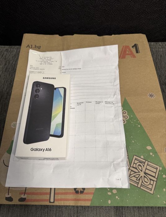 ***ЗАПЕЧАТАН 128GB Samsung A16 4G Гаранция 2027г. Black