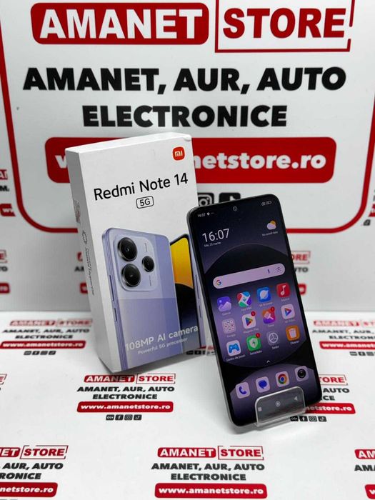 Xiaomi Redmi Note 14 5G 256GB Amanet Store Braila [13796]