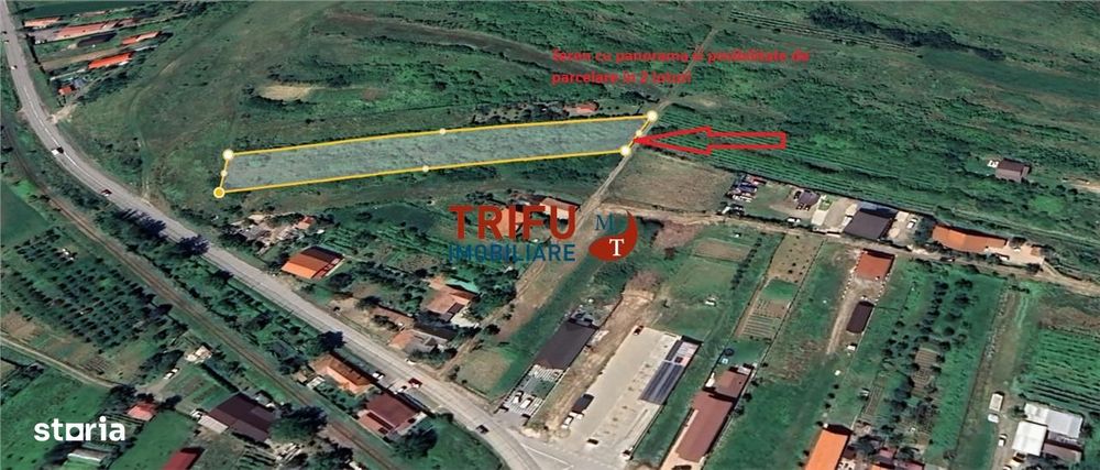 Teren de vanzare 1700 mp cu utilitati in Sard