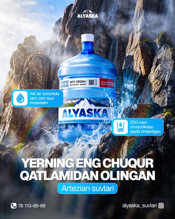 Ichimlik suvi 18,9 L