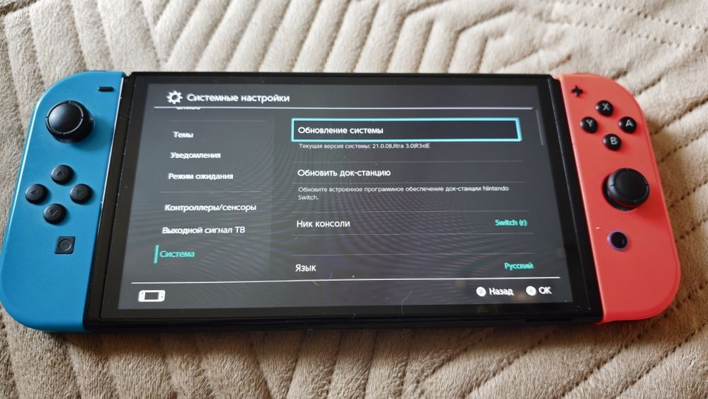 Nintendo switch oled прошитый 128gb