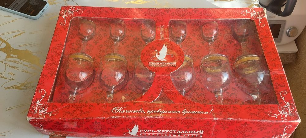 Рюмки хрусталь новая