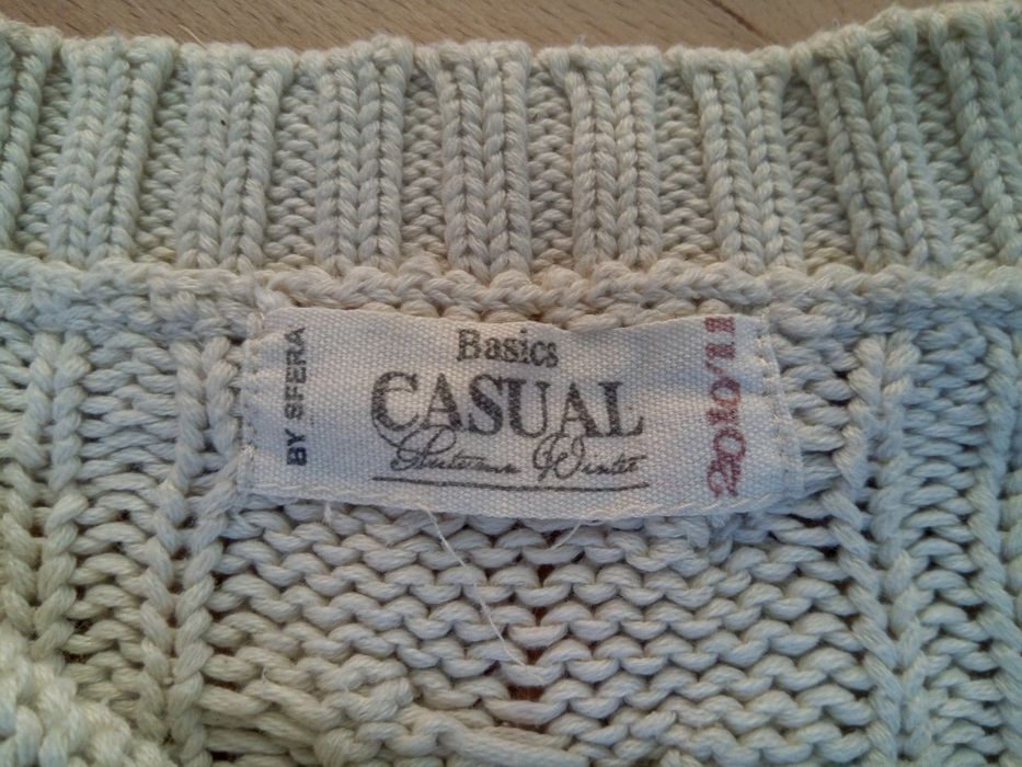 машинно плетена винтидж стайл жилетка