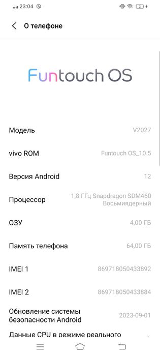 Прадам vivo v2027