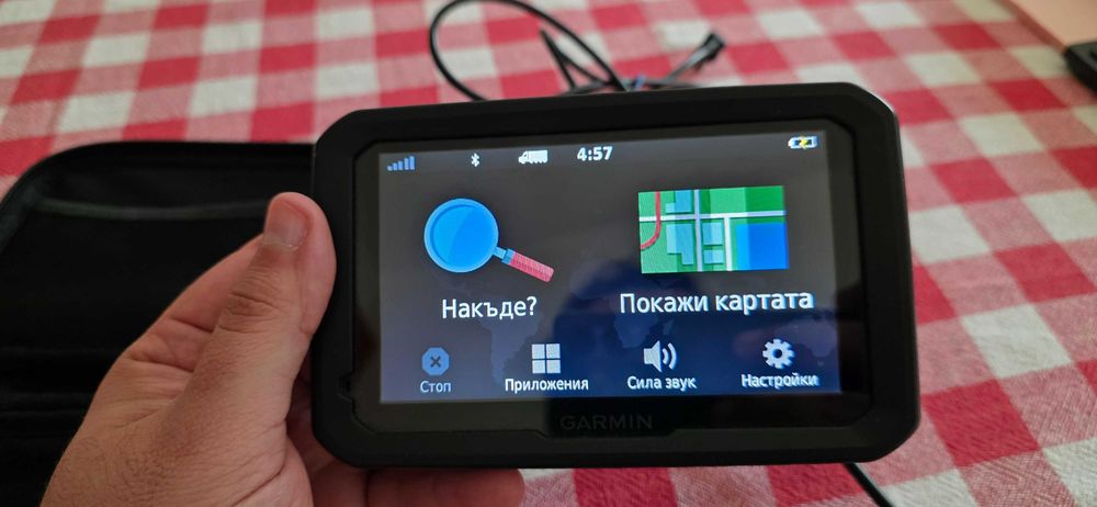 Навигация за камион Garmin Dezl 580 5 инча карти за цяла Европа и Турция пълен комплект