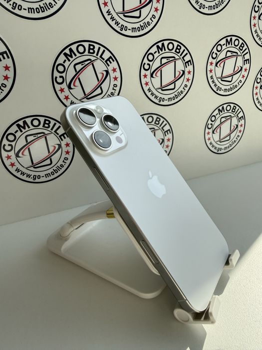 iPhone 16 Pro Max - 512GB - Alb - 92% - Impecabil - Garantie