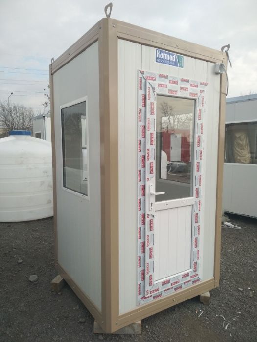 110х110 / 135х135 Охранителна кабина/Кабина за охрана/Панелен павилион