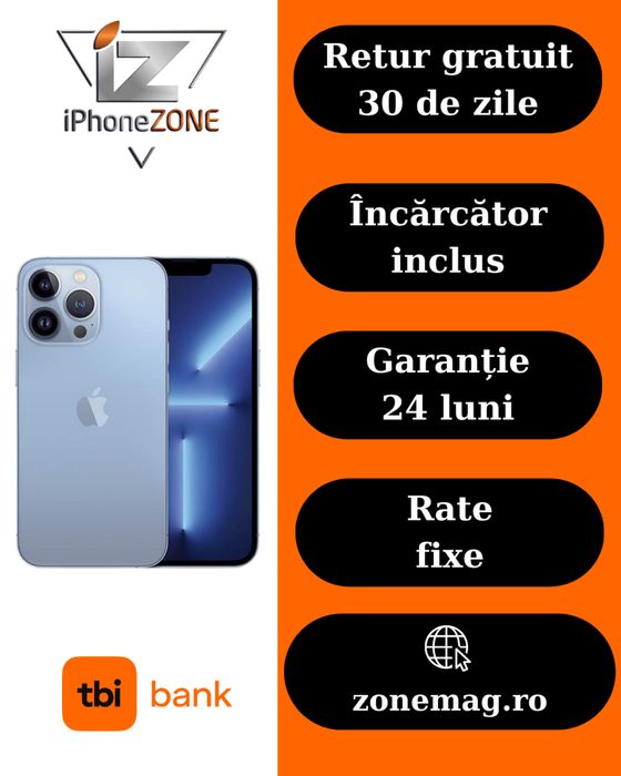 Iphone 13 Pro Max 128GB 100% Garantie Rate BuyBack - zonemag.ro