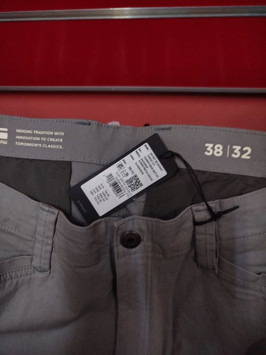 Оригинален карго панталон G-Star Raw Zip Pocket W38 L32 нов мъжки 3D