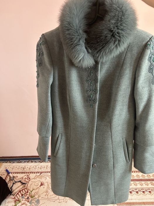 Пальто писец жағамен