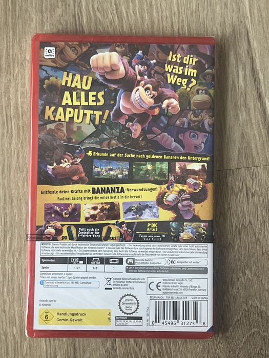 Donkey Kong Bananza.    Nintendo Switch 2(jocul este nou, sigilat)