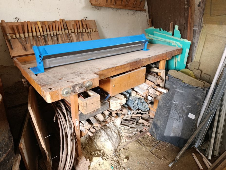 Banc tamplarie, mihei, cu doua menghine