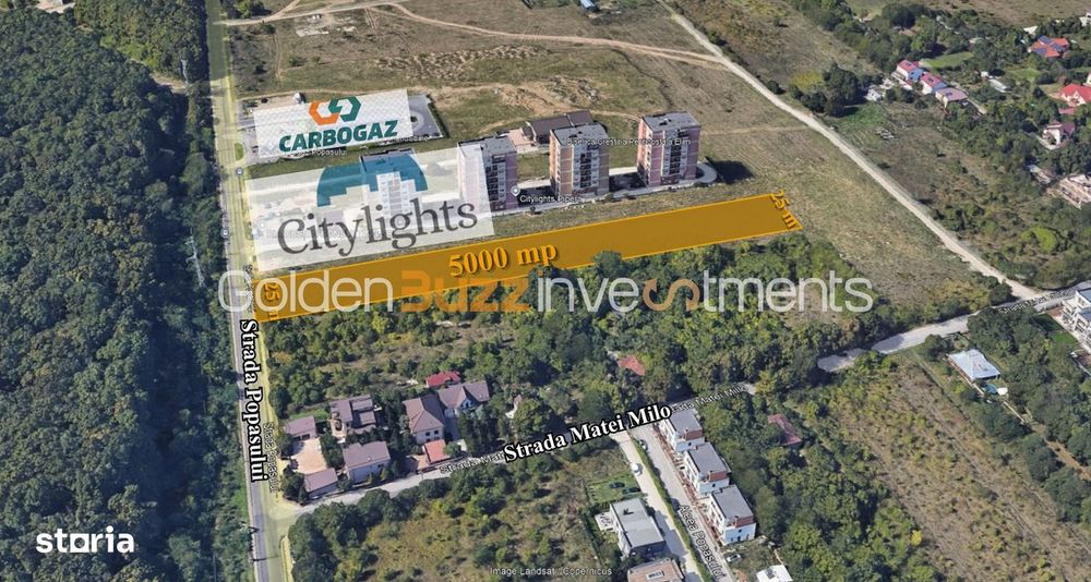 Teren 5.000 mp – Str. Popasului | Oportunitate dezvoltare sau asociere