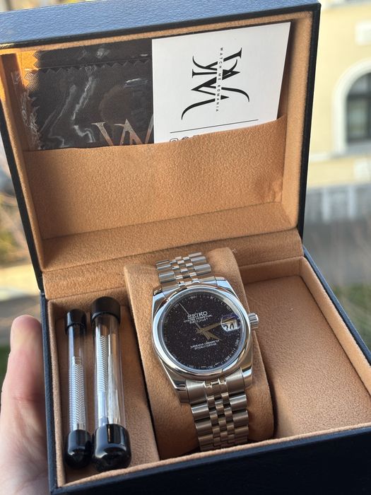 Seiko Mod Date-Just Galaxy Burst