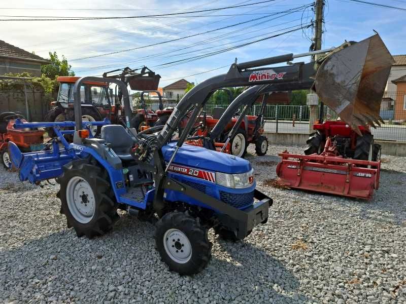 Японски трактор ISEKI TH20 20 к.с. 4WD с фреза и челен товарач - ДЖЕЙ ТРЕЙДИНГ