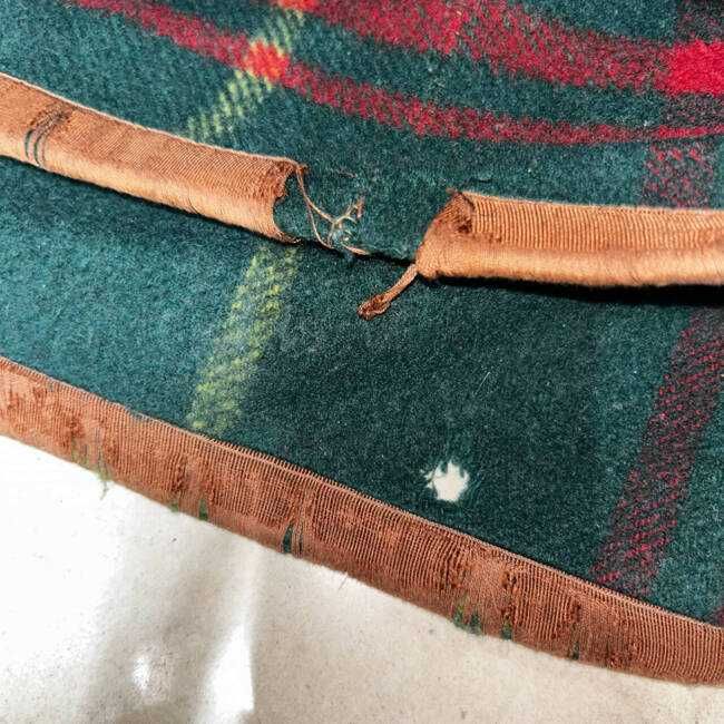 Patura lana - Surplus Armata Romana - Stare uzata