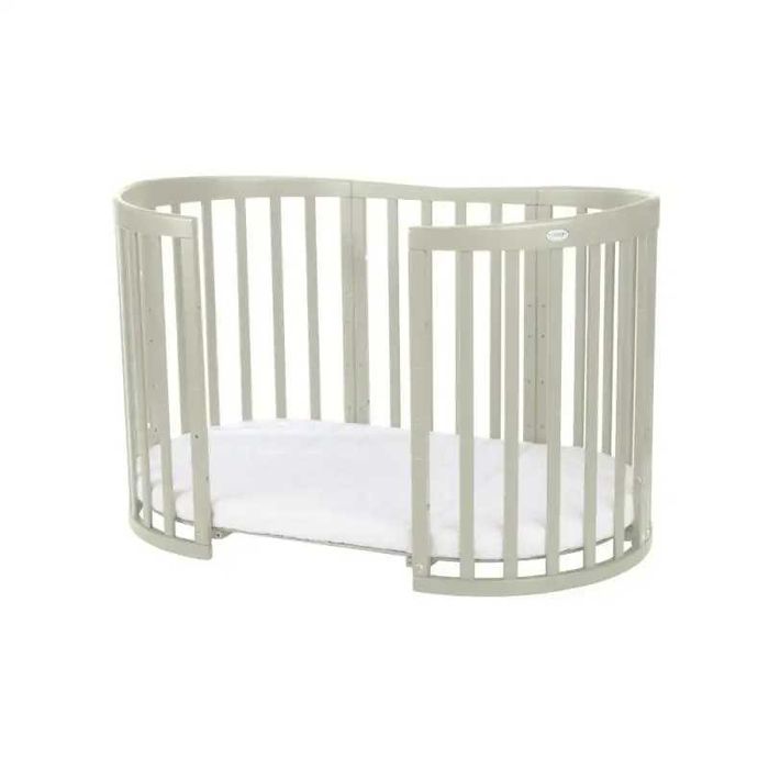 НОВО Кошара за Бебе Смарт 7в1 Овал, Детско Легло 0-10 год Olive