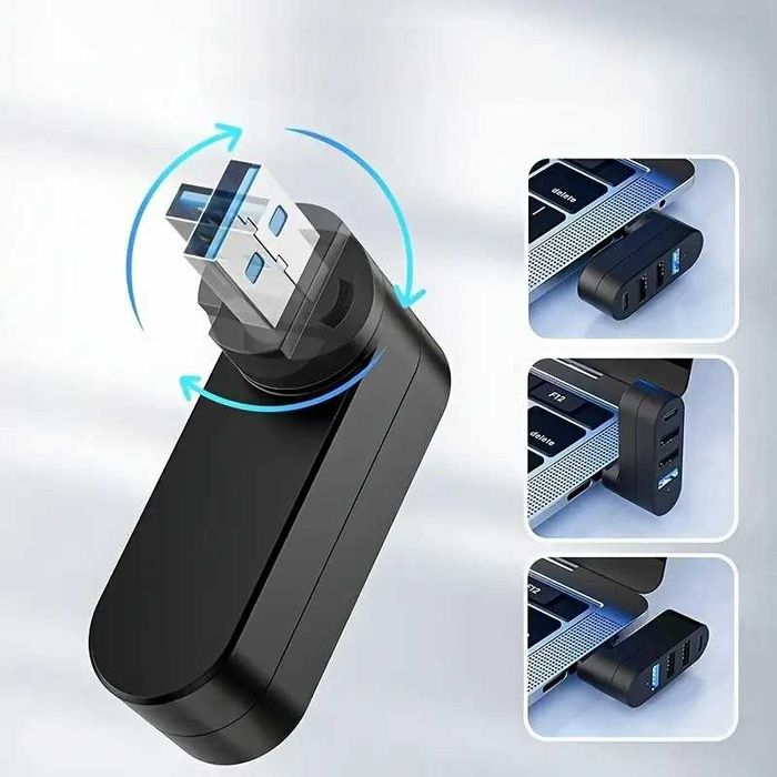 USB HUB  въртящ Port  USB-2