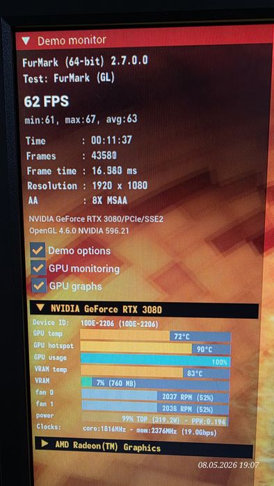 RTX 3080 видеокарта