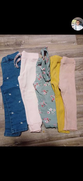 Панталони за момичета 9-12 месеца