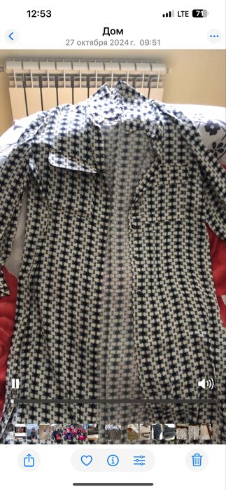 Платье- рубашка от Mango