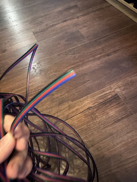 Комплект RGBW лед ленти захранване кабели и аксесоари