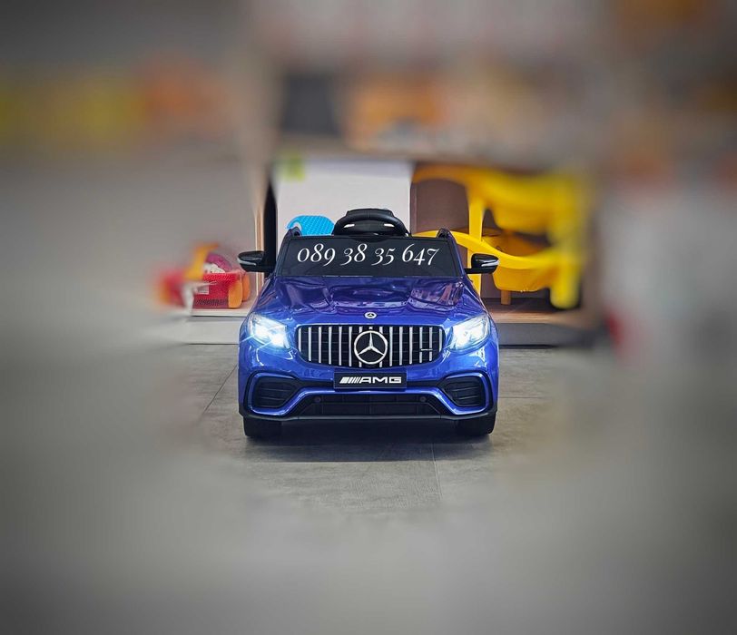 ТОП ЦЕНА!НОВО!Акумулаторен джип MERCEDES GLC63 AMG с 12V,меки гуми,USB