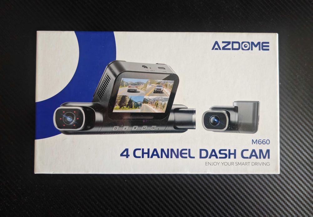 AZDOME M660 128GB eMMC – 4 Channel Dash Cam видеорегистратор