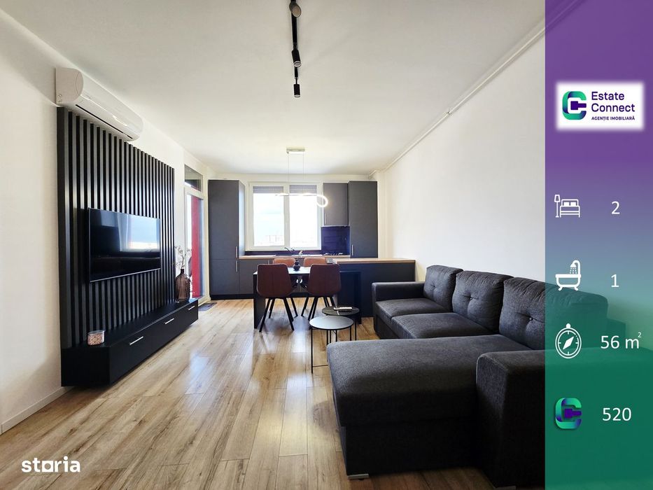 Apartament modern 2 camere de închiriat cu parcare inclusă - ARED IMAR