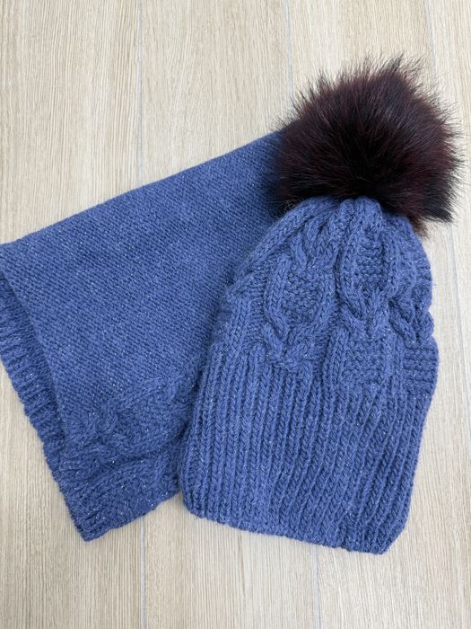 Set caciula si fular 6 ani