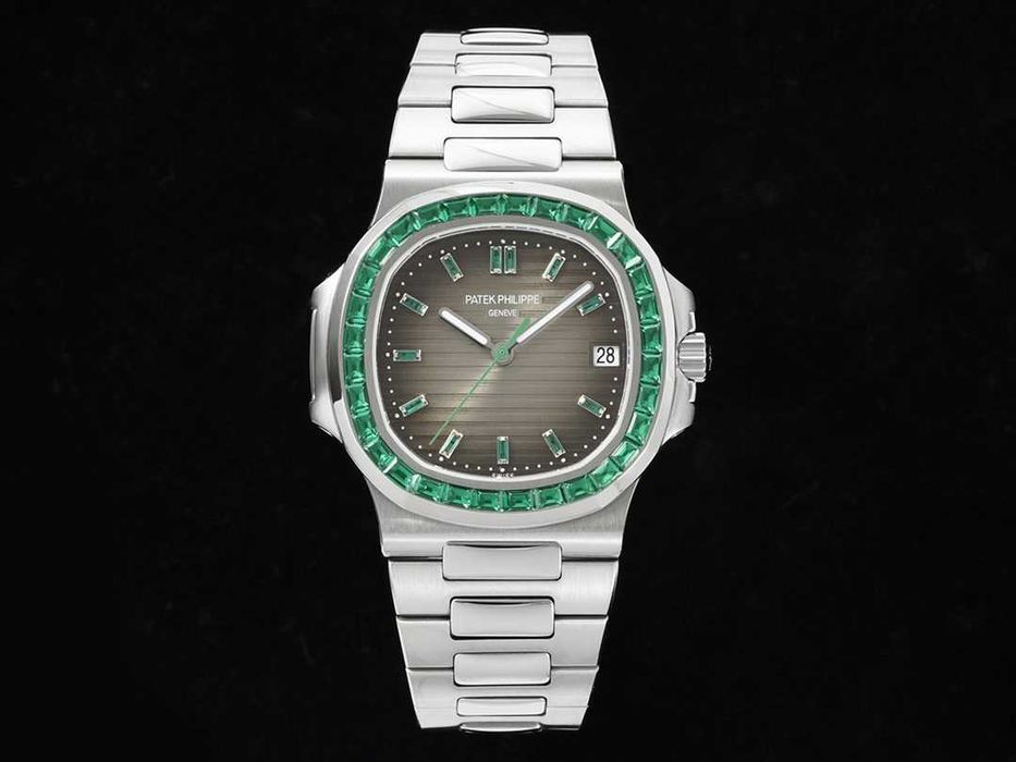 Ceas automat bărbătesc Patek Philippe Nautilus Ruby Bezel