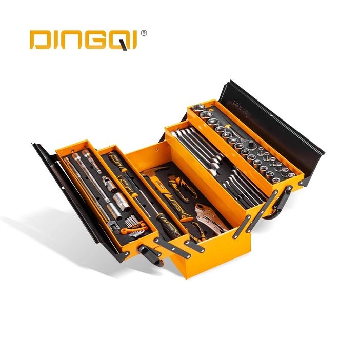 DINGQI 59psc Tools Box Set Отлично подходит для грузовиков и мастеров